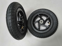 Haute qualité 10 pouces noir gonflable Kart pneu nouvelle conception caoutchouc PU roue équipement de manutention partie