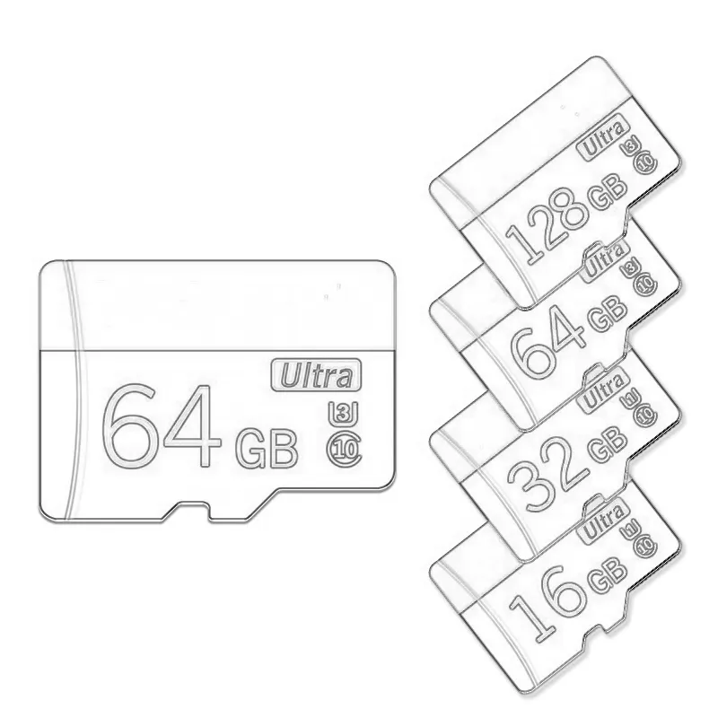 FULL CAPACITY Flash Card 128 GB Micro TF SD Card High Speed 8Gb 16GB 32GB 64GB 128GB 256GB 512GB 1TB SD Memory Card