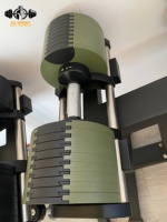 Haltères réglables en acier, personnalisables, pour la gym et la maison, poids libre 20-36 kg, verrouillage rapide, intelligents, haute qualité, unisexe