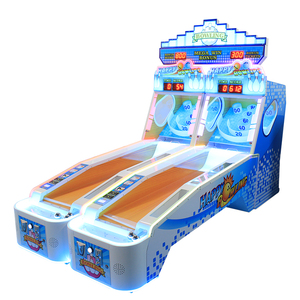 Machine de jeu d'arcade à monnayeur pour 2 joueurs, type Happy Bowling, avec système de récompense par tickets et enregistrement des scores - Product Image 3