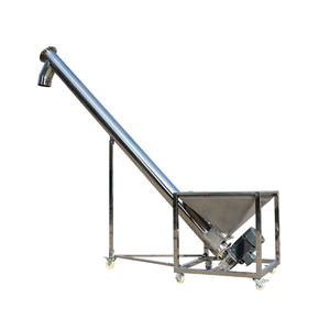 Transportador de Tornillo Horizontal de Acero Inoxidable de Grado Alimenticio, Nuevo, para Polvo y Gránulos, Componente de Motor Central, Gran Capacidad - Product Image 6