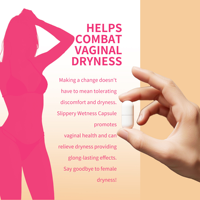 Capsules Probiotiques Naturelles à Base d'Écorce d'Orme Rouge pour l'Hydratation et le Soin Vaginal Yoni, Sans Estrogènes, Bien-être Sexuel Féminin, Effet Raffermissant