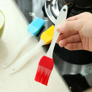 <b>Silicone</b> Oil Brush Heat Resistant Kitchen <b>Baking</b> Barbecue Brush Non Shedding Dishwasher Safe Random Color - Product Image 3