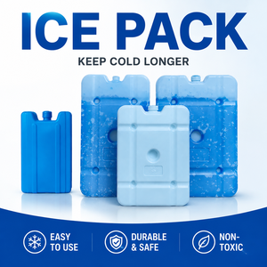 DegaoReusable Hard Plastic Blue Ice Box PCM Ice <b>Container</b> For Cold Chain Transport Medical Sample Drug <b>Refrigeration</b> - Product Image 1