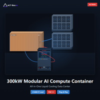 Conteneur de centre de données préfabriqué clé en main avec système de refroidissement liquide direct sur puce (CDU) pour les charges de travail HPC et de calcul cloud
