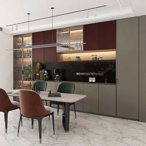 Aparador Multifuncional de Roble Moderno y Elegante con Cajones de Gran Capacidad para Cocina, Hogar y Bar - Mueble de Almacenamiento Ecológico - Product Image 2