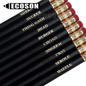 Citazioni Del Basamento Fuori Inspirational Regalo Personalizzato Matita Nero Viola Blu Verde In <span class=keywords><strong>Legno</strong></span> Inspire Incoraggiare Scritto Della Matita del Regalo Set di Colori - Product Image 5