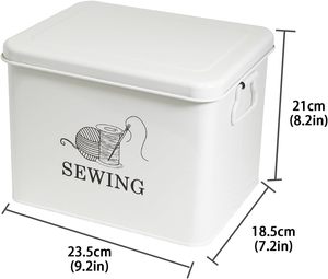 Nouveau boîte de <span class=keywords><strong>rangement</strong></span> de bureau de créateur de mode boîte métallique carrée boîte de <span class=keywords><strong>rangement</strong></span> pour aiguilles et fils - Product Image 1