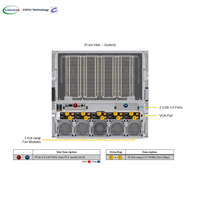 Supermicro SYS A21GE NBRT AI Server 10U Rackmount untuk HGX B200 8GPU 14TB HBM3E Prosesor Dual Xeon Scalable 32 DDR5 Stok Tersedia