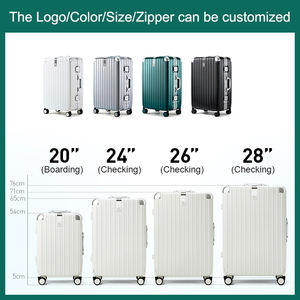 Mixi Luxe Pc Handbagage Reistassen Aluminium <span class=keywords><strong>Frame</strong></span> <span class=keywords><strong>Trolley</strong></span> Zakelijke Koffers Laptop Maletas Slimme Koffer Bagage - Product Image 2