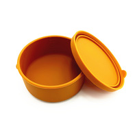 Boîte à lunch pour enfants en silicone de qualité alimentaire, résistante à la chaleur, utilisable au micro-ondes, empilable, sans BPA, non toxique, avec couvercles