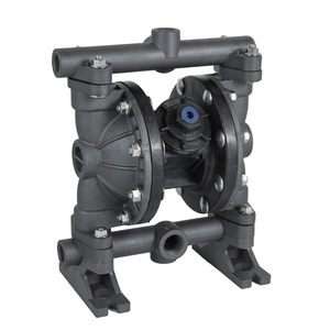 Pompe à membrane en aluminium HYPV de 1 pouce avec membrane en PTFE Source d'alimentation pneumatique pour le transfert d'acide résiduaire - Product Image 1