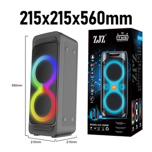 Cổ phiếu nhà máy 6.5 inch âm thanh di động máy nghe nhạc karaoke PA Loa RGB LED chiếu sáng cho máy tính điện thoại di động sử dụng ngoài trời partybox - Product Image 3