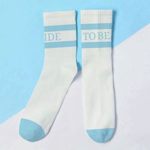 Bachelorette Party Favor to Be Gift Blue Bride <b>Socks</b> - Product Image 3