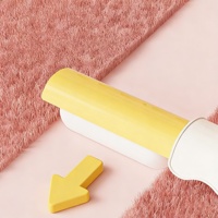 Neues Design Juicepet Faltbare Waschbare Multifunktionale Tierhaar-Fusselrolle aus Kunststoff, Tragbar, Farbenfroh, Modernes Einfaches Design für Hunde und Katzen