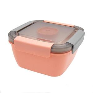 Loncheras Bento Portátiles de Plástico PP de Grado Alimenticio al por Mayor, con Diseño de Doble Nivel Hermético, Aptas para Calentar y Libres de BPA, para Almacenamiento y Viajes - Product Image 1
