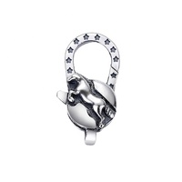 Fermoir à griffes de homard Pegasus en argent sterling 925 oxydé, résultats de connecteur d'animaux de cheval volant pour bracelet et collier