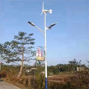 Farola Solar Híbrida para Exteriores de Alta Calidad, LED, Impermeable IP65, Nueva - Product Image 1