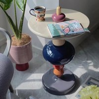 Table d'appoint créative de style nordique, table d'appoint mobile minimaliste moderne pour canapé, table candi inspirée des designers et très tendance