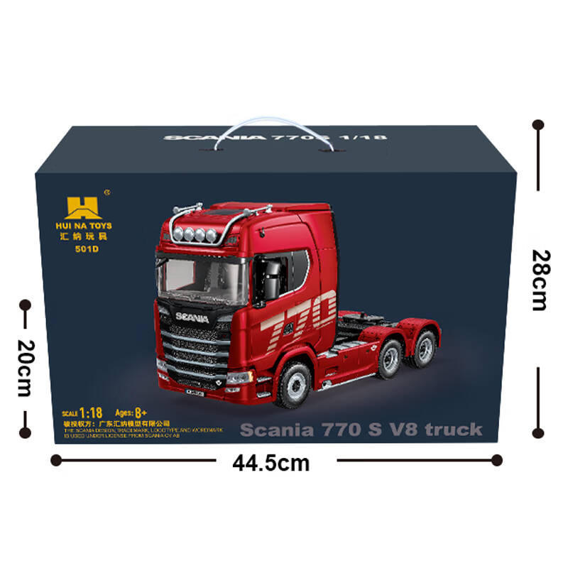 HOSHI Huina 1501 カーヘッド 770S V8 1/18 RC合金トラクタートラック