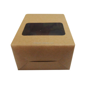 Tái chế phân hủy sinh học Kraft hộp giấy đồng bằng giá rẻ túi giấy màu nâu với xử lý và hình chữ nhật cửa sổ bỏng ngô bao bì túi - Product Image 6