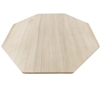 Plaque en bois de haute qualité octogonale, base vierge en bois non fini bon marché