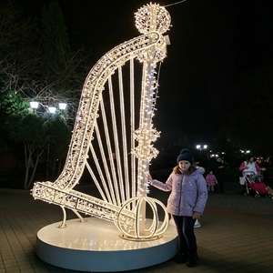 ไฟตกแต่งธีมดนตรีสีสันสดใส พร้อมลวดลายเครื่องดนตรี สำหรับเทศกาล งานอีเวนต์ และพื้นที่บันเทิง - Product Image 2