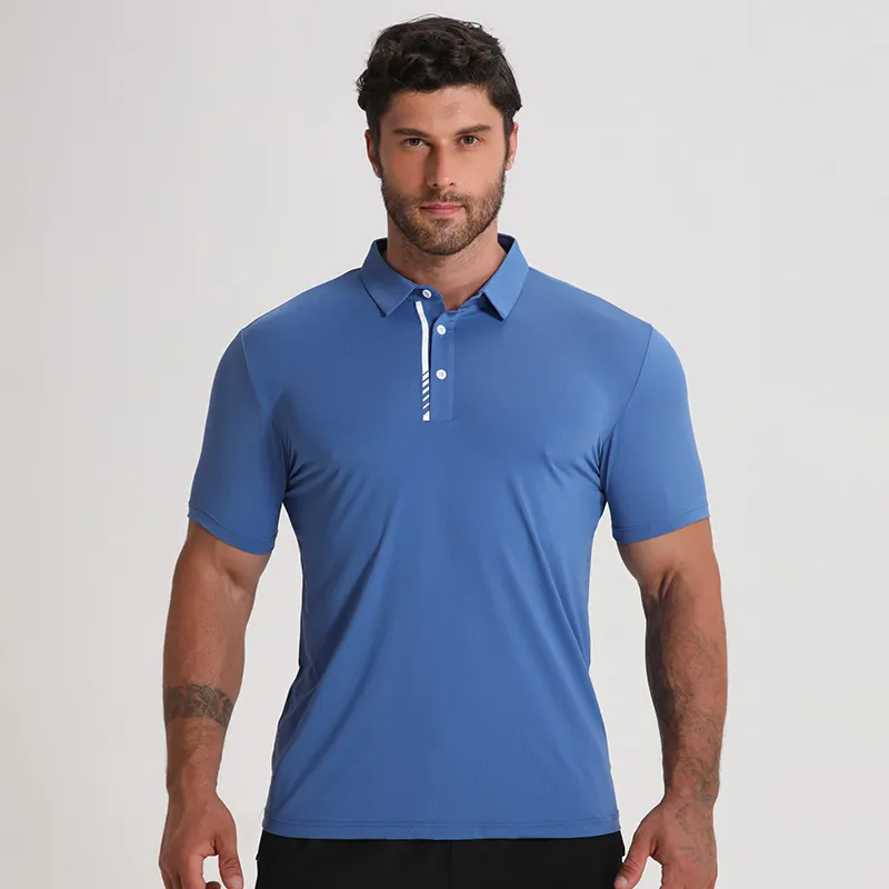 Zwart Poloshirt Heren Golfkleding Zakelijk Uniform Poloshirt Custom Logo Quick Dry Us Polo T Shirt Voor Mannen