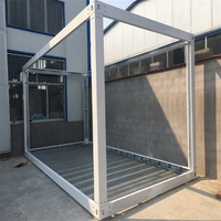 Structure de conteneur en acier robuste, bâtiment préfabriqué, cadre de maison modulaire détachable de 20 pieds et 40 pieds
