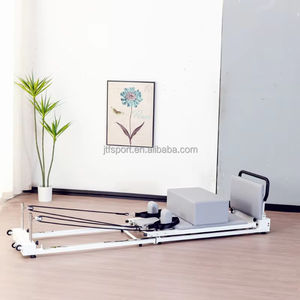 Máquina de <span class=keywords><strong>Pilates</strong></span> Reformer Portátil Plegable <span class=keywords><strong>Aero</strong></span> Mini con Equipo de Media Tabla y Conjunto de Accesorios para Uso Doméstico - Product Image 1