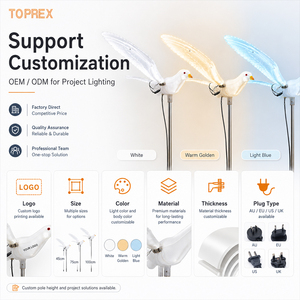 Luz LED Dinámica para Palomas de Grado Comercial |   Motivo de Pájaro 3D Personalizable para Proyecto de Parque Municipal |   Resistente al Agua IP65 para Exteriores - Product Image 2