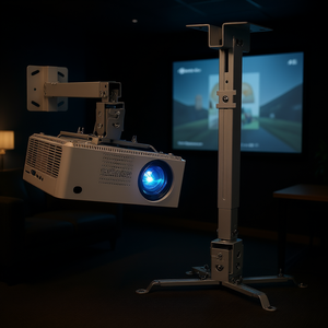 Support de projecteur universel PS 01 WH D0100H7AER6, support mural réglable pour plafond, capacité de charge de 40 kg - Product Image 2