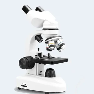 Novos produtos estudantes de ciência crianças brinquedos experimental microscopio binocular microscópio Binocular microscópio biológico