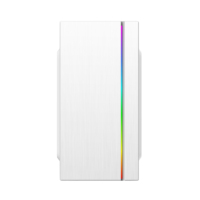 Boîtiers d'ordinateur de bureau AntarcChill blancs en SPCC ITX MATX pour petits ordinateurs, design élégant