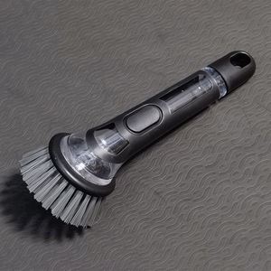 Wholesale Kitchen Dish <b>Scrub</b> <b>Brush</b> Soap Dispensing Dish <b>Brush</b> Long Handle Dishwashing <b>Brush</b> with Replaceable Heads - Product Image 4