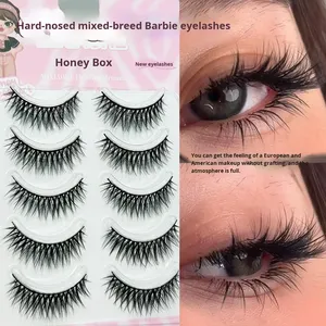 มิ เสี่ยว เหอ ขนตาปลอมแบบหนา สไตล์อเมริกัน ผสมผสานเอเชียและยุโรป อเมริกันแท้ สำหรับสาวเผ็ดร้อน แต่งหน้าสโมกกี้ - Product Image 4