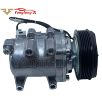 Compresor de aire acondicionado de CA para coche JS120 6PK de 118mm para 2012-2013 Changan Yuexiang CS35 1.6L para modelos de coche con tubería de 118mm
