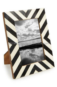 Dark Black Resin Brass Inlay Nice Look Photo <b>Frame</b> - Product Image 2