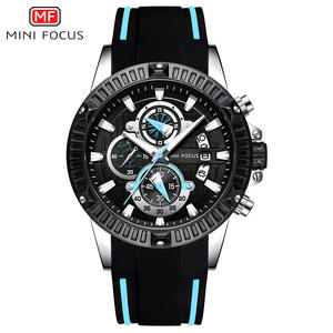 Reloj analógico de cuarzo MINI FOCUS 0244 <span class=keywords><strong>G</strong></span> de alta calidad para hombre, cuero resistente al agua, cerámica, movimiento Digital japonés, caja de dibujos animados de lujo - Product Image 2