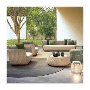 Australien Beliebte Outdoor-Terrassen möbel Sofa garnitur Rattan Gartenmöbel