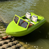 Mini jet-boat électrique léger pour une manutention et un transport faciles Jet-boat durable avec une longue autonomie de batterie pour les aventures en plein air