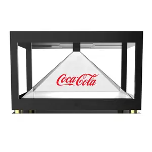 360 Graden 3D Hologram Display/Holografische 3D Piramide Hologram/Holografische Reclame