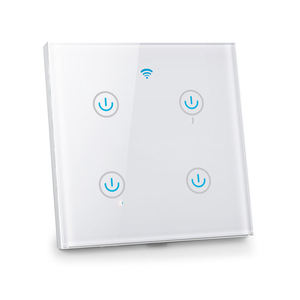 สวิตช์อัจฉริยะ EU WiFi Zigbee Smartlife แบบใช้สายกลาง/ไม่ใช้สายกลาง สวิตช์ไฟแบบสัมผัส 220V ใช้งานร่วมกับ Alexa Google Home - Product Image 1