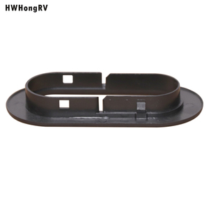 HWHongRV Cache-œillet ovale en plastique noir pour siège de course et revêtement de chaise de gaming - Product Image 5