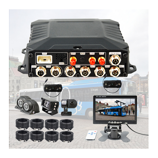 SSD 3g 4g Wifi Gsm 4glte Mdvr Camera 8 Channels 1080p Hdd Gps 4g Mobile Dvr Mdvr