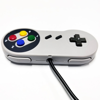 Mando de juego fino Joy para SNES Super Nintendo, estilo Original