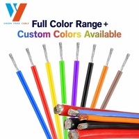 Câble en silicone haute température Union Yang UL3135 12AWG 10AWG 8AWG, fil de cuivre ultra souple 200C 600V pour batterie RC et véhicule électrique