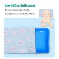 Patch de gel rafraîchissant non toxique et sûr pour bébés et enfants, réutilisable, réducteur de fièvre, en nylon, 31,5x18cm, physiothérapie