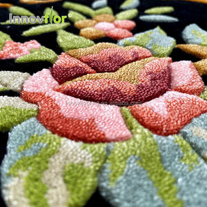 Cinema Camera Da Letto Pianura Hotel Su Misura di Lana fatto A mano Zona Europeo 3d <span class=keywords><strong>Tappeto</strong></span> Tappeti Floreali Soggiorno <span class=keywords><strong>Viola</strong></span> Per Soggiorno camera - Product Image 5