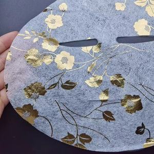 Einzigartiges Design Gefrier getrocknetes 25g/m² feuchtigkeit spendendes Goldfolien-Gesichts masken blatt - Product Image 4